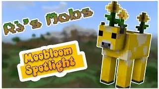 Minecraft | Moobloom Spotlight ( Rj's Mobs )🌼