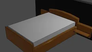 Как собрать кровать в реальной жизни Blender 3D