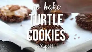 No Bake Turtle Cookies Recipe + VIDEO