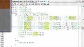 Destroying Blocks - #11 - Intermediate Java Game Programming Tutorials (TheJavaHub)