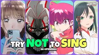 TRY NOT TO SING (ANIME EDITION) #3  | ANIME GAME