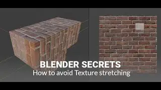 Daily Blender Secrets - How to avoid Texture stretching