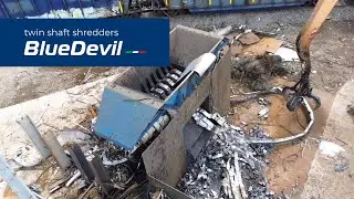 Increase the value of your slit coil with a Blue Devil twin-shaft shredder