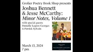 Grolier Hybrid Reading —  A Celebration of Minor Notes, Vol 1 (Zoom 2024)