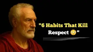 You Will Never Be Respected Unless You Remove These 6 habits from Your Life | Stoic
