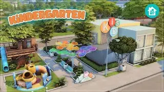 Детский сад🧩🧸│Строительство│Kindergarten│SpeedBuild│NO CC [The Sims 4]