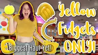 Yellow Fidgets ONLY 💛🌼🍋| No Budget!! 🤑🤑