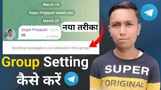 Sending Messages Is Not Allowed In This Group Telegram || Telegram Group Chat Only Admin