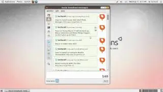 Ubuntu-Video-Tutorials Post 46: How To Set-Up Gwibber