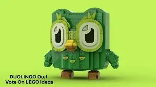 Lego Duolingo Owl