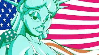 QuickDraw - Statue of Liberty July 4th (BY 