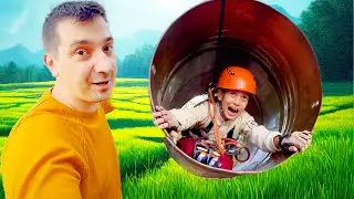 🙈 TATA s-a LOVIT 🤕 ACCIDENT în PARCUL de AVENTURĂ 🍁