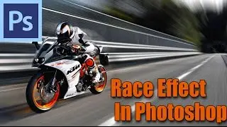 Photoshop Tutorial - Speed/Race Effect In Photoshop