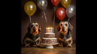 Desejos de feliz aniversário para cães
