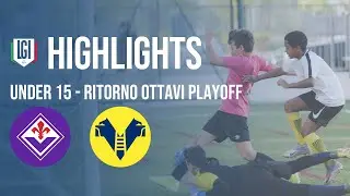 Highlights Fiorentina-Hellas Verona U15 A-B, ritorno ottavi playoff stagione 2023-24