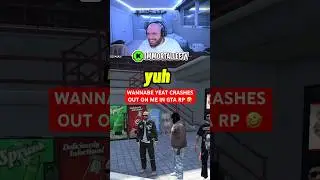 WANNABE YEAT CRASHES OUT ON ME IN GTA RP 🤣 #shorts