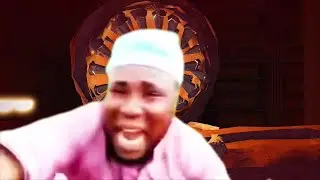 African Guy Running From Tribe Members with Roblox Doors Music