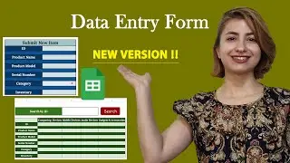 How to create a data entry form in Google Sheets [Save & Search in Multiple Sheets]