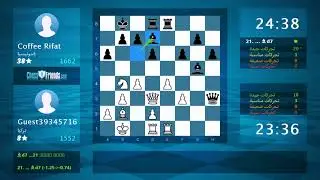 Chess Game Analysis: Guest39345716 - Coffee Rifat : 1-0 (By ChessFriends.com)