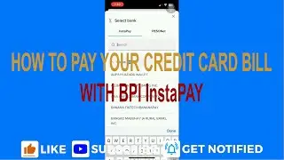 How to Pay UnionBank credit card via BPI InstaPay - realtime posting