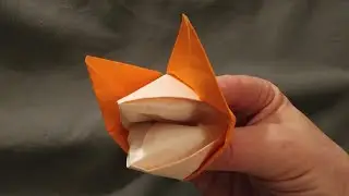 🦊 How to make a Talking Fox - Origami Tutorial! 🦊