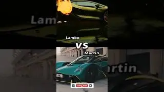 Lamborghini Cyan 2021 vs Aston Martin Valkyrie 2022