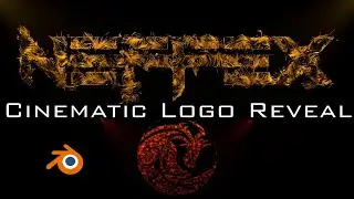 Cinematic Logo Reveal using Simulation Nodes - Blender Tutorial