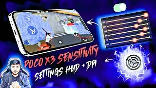 AFTER OB44 UPDATE: POCO X3 HUD + SENSITIVITY + DPI FOR 90% HEADSHOT RATE 🚀