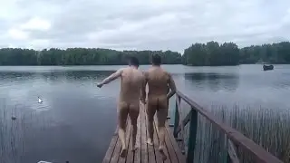 Сумасшедшая рыбалка на озере Paunküla c треш рыбаками