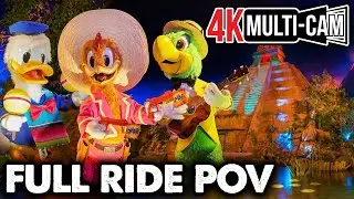 Gran Fiesta Tour Starring The Three Caballeros - 4K Ride POV | Multi-Cam