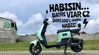 Nekat Habisin Batre Sepeda Listrik Viar C2 dari 100% sampai Habis!