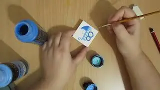 TAŞ ÜZERİNE YENİ DOĞAN MAGNET ÇİZİMİ