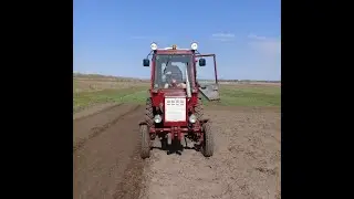 Трактор Т-25 с китайской фрезой GQN 1.6