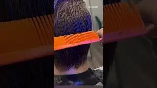 How to cut hair with scissors men’s haircut asmr 