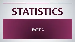Basic Statistics Part 2