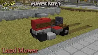 Minecraft: Land Mower/ Cortacesped | Tutorial