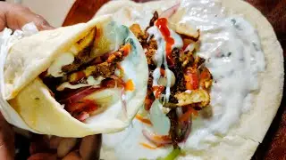 Homemade Chicken Shawarma | Chicken Shawarma Recipe | Pita Bread | Pickle | tahini Sauce