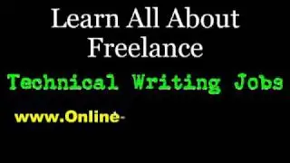 My Freelance Career : All About Freelance Technical Writing Jobs