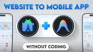 How to Convert Any Website or HTML Code to Android Native App FREE | No Coding | AI Method