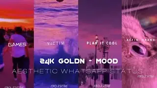 Mood - 24kGoldn (Lyrics) Status 💕 || Whatsapp Status ✨❤️.