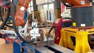Kuka robot weld seam tracking system for laser welding project