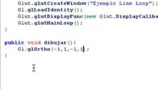OpenGL - GL_LINE_LOOP parte 2-3