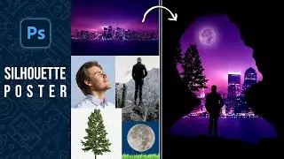 Minimalist Poster Design in Photoshop - Silhouette Poster | Magnet Academy