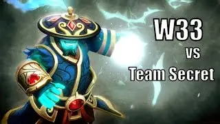 w33 top 1 mmr europe vs Team Secret - The Summit 2
