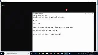 Oracle Built in Functions - SQL Functions Tutorial  with examples- SQL Single Row Functions