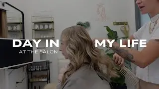 salon vlog!! busy day as a hairstylist // Wholy Hair