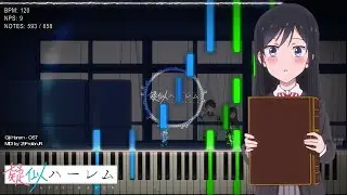 『Playable MIDI / Synthesia Visual』 Giji Harem - Episode 2 Night View Theme OST