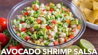 Loaded Avocado Shrimp Salsa Recipe - Homemade Shrimp Salad
