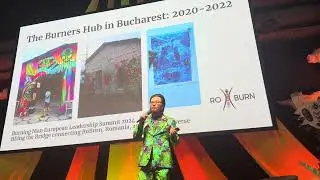 El Duque for RoBurn at Burning Man European Leadership Summit in Tallinn, Estonia. April 2024.