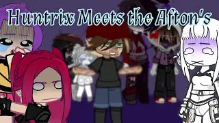Afton Family Meets Huntrix 🩵💜 (Warnings in Desc.)